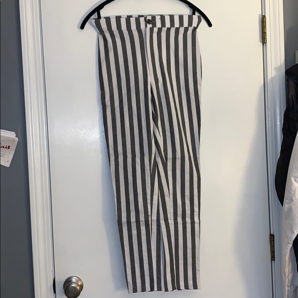High Waisted striped pants